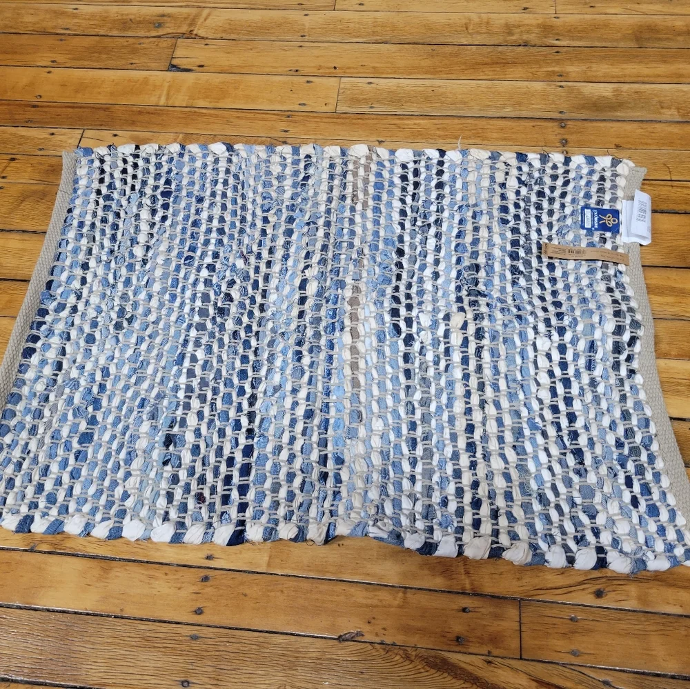 Brand New Levi's x Target Limited Edition 2' x 3' Denim Scrap Rug - Picture 2 of 6